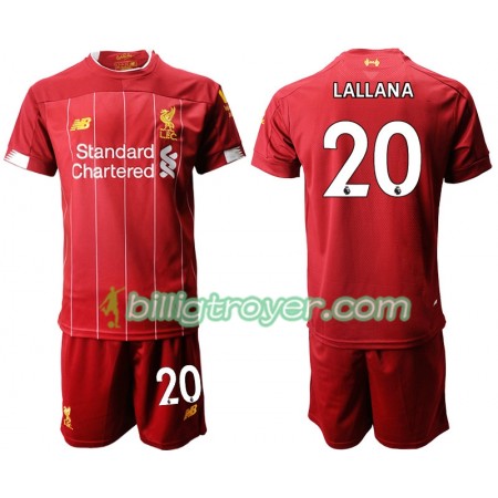 Billige Fotballdrakter Liverpool LALLANA 20 Barn Hjemmedraktsett 2019/20 Kortermet